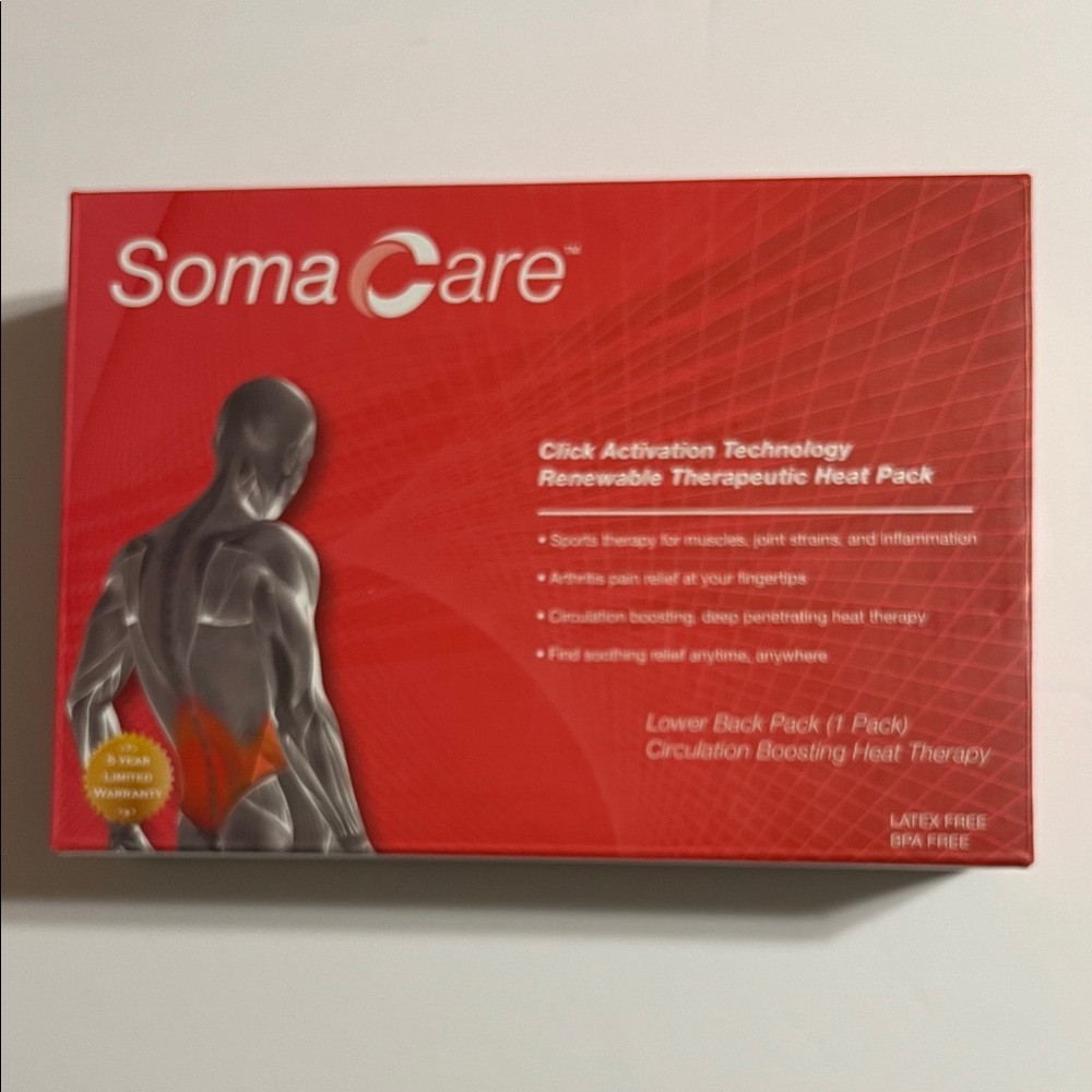SomaCare Renewable Therapeutic Heat Pack for the Lower Back.